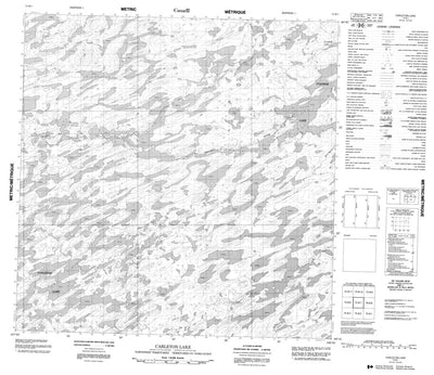 Carleton Lake, NT (075B07 CanMatrix)