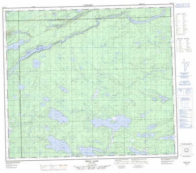 Begg Lake, MB (063P14 CanMatrix)