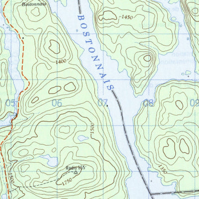 Grand Lac Bostonnais, QC (031P16 CanMatrix)