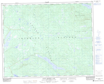 Eagle (Murphy) Lake, BC (093A03 CanMatrix)