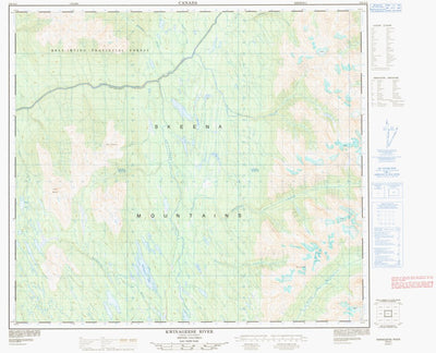 Kwinageese River, BC (104A02 CanMatrix)