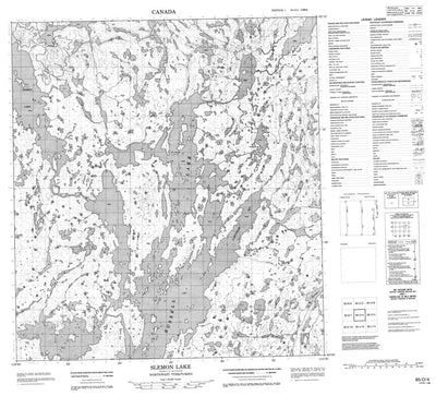 Slemon Lake, NT (085O04 CanMatrix)