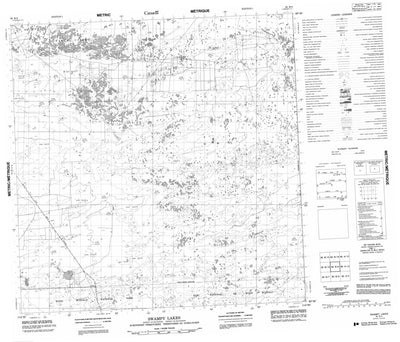 Swampy Lakes, NT (085B09 CanMatrix)