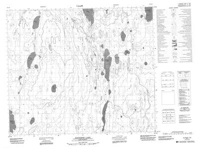 Saunders Lake, SK (063L06 CanMatrix)