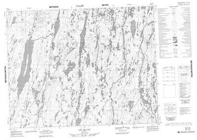 Lac De Vau, QC (032I16 CanMatrix)