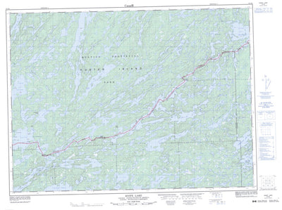 Knife Lake, ON (052B03 CanMatrix)