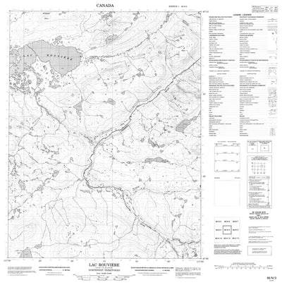 Lac Rouvière, NT (086N03 CanMatrix)