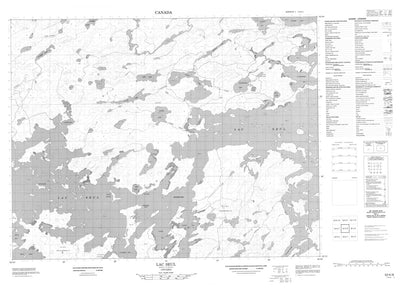 Lac Seul, ON (052K08 CanMatrix)