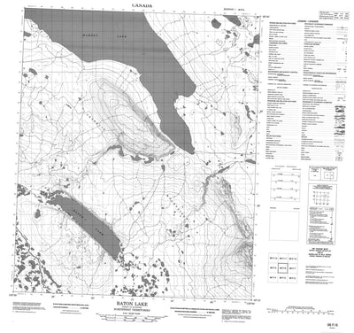 Baton Lake, NT (096F06 CanMatrix)