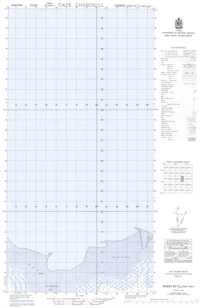 Cape Churchill West, MB (054K14_W CanMatrix)