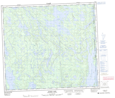 Kyaska Lake, MB (064D08 CanMatrix)
