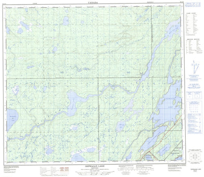Ospwagan Lake, MB (063O09 CanMatrix)