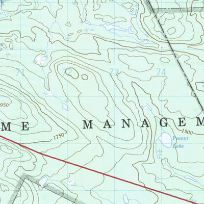 Tuadook Lake, NB (021J15 CanMatrix)