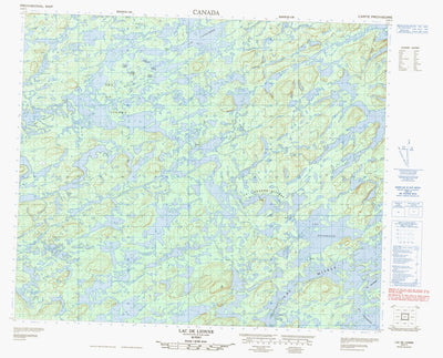 Lac De Lionne, QC (023E11 CanMatrix)