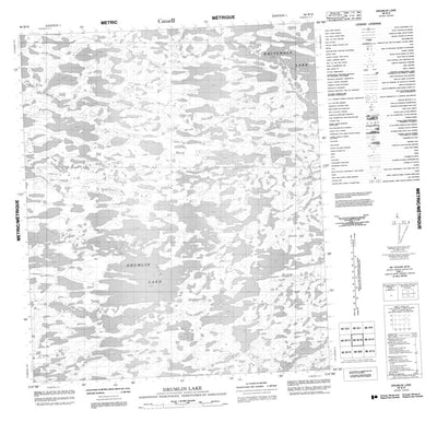 Drumlin Lake, NT (086B16 CanMatrix)