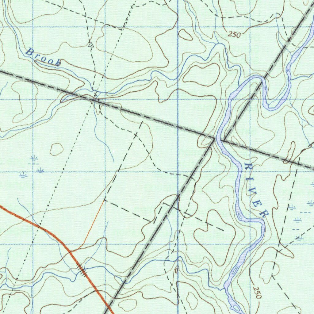 Salmon River Road, NB (021I05 CanMatrix) Map by Natural Resources