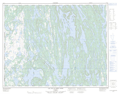 Lac De La Robe Noire, QC (012L10 CanMatrix)