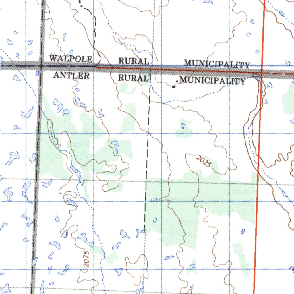 Redvers, SK (062F12 CanMatrix) Map by Natural Resources Canada | Avenza ...