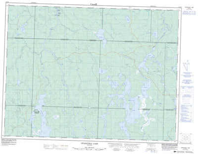 Opasatika Lake, ON (042G03 CanMatrix)