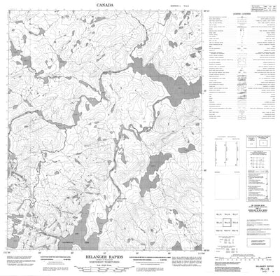 Belanger Rapids, NU (076L03 CanMatrix)
