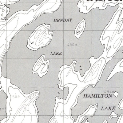 Henday Lake, SK (074I08 CanMatrix)