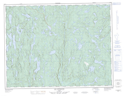 Lac Georgette, QC (022G13 CanMatrix)