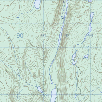 Lac Georgette, QC (022G13 CanMatrix)