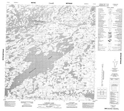 Lahaise Lake, NT (075G16 CanMatrix)