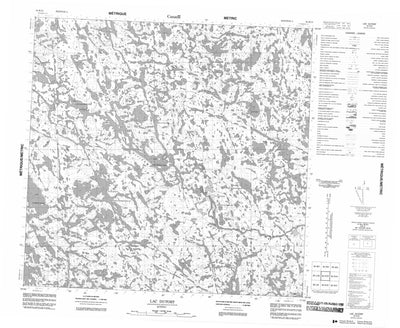 Lac Dutort, QC (034K13 CanMatrix)