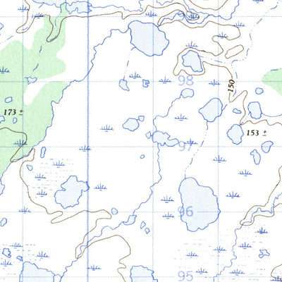 Nowell Lake West, MB (054L10_W CanMatrix)