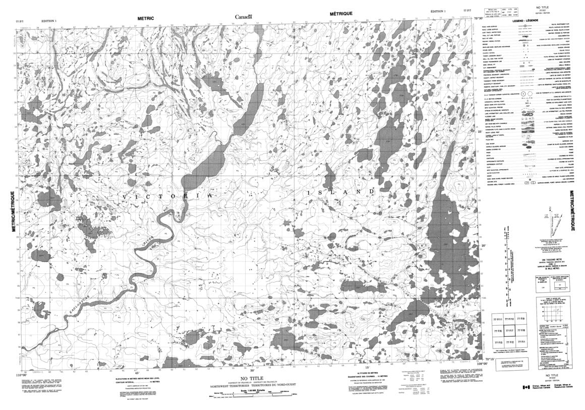 Unnamed, NT (077F07 CanMatrix) Map by Natural Resources Canada | Avenza ...