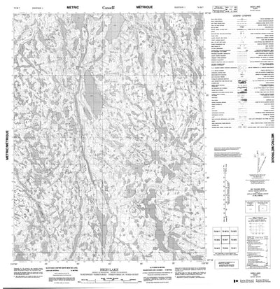 High Lake, NU (076M07 CanMatrix)