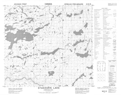 Staghorn Lake, NL (014E02 CanMatrix)