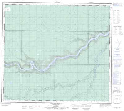 Cascade Rapids, AB (074D12 CanMatrix)