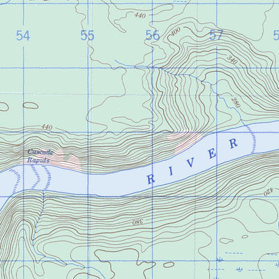 Cascade Rapids, AB (074D12 CanMatrix)