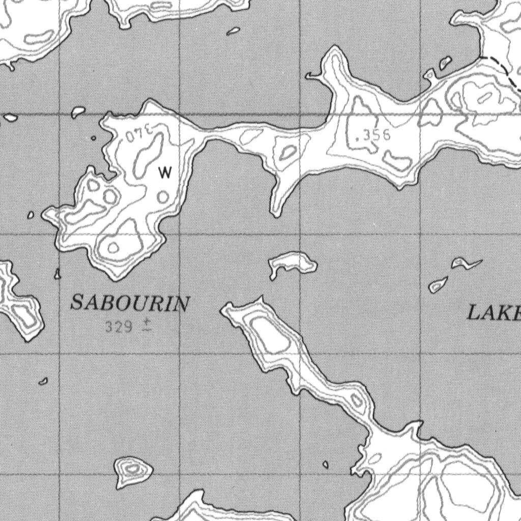 Sabourin Lake, ON (052M07 CanMatrix) Map by Natural Resources Canada ...