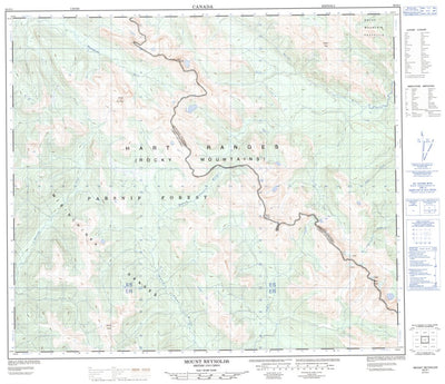 Mount Reynolds, BC (093O01 CanMatrix)