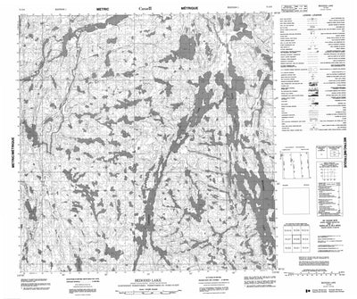 Bedodid Lake, NT (075D08 CanMatrix)