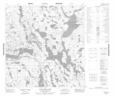Hawk Hill Lake, NU (065G02 CanMatrix)