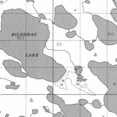 Bilodeau Lake, MB (054C02 CanMatrix)