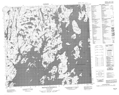 Feaviour Peninsula, MB (064E16 CanMatrix)