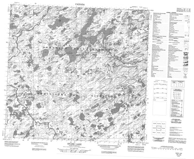Snare Lake, SK (074J05 CanMatrix)
