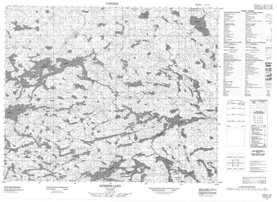 Kember Lake, ON (053C12 CanMatrix)