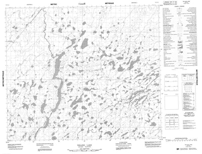 Yelling Lake, MB (053J13 CanMatrix)