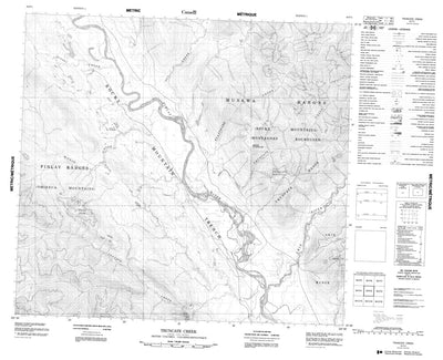 Truncate Creek, BC (094F03 CanMatrix)