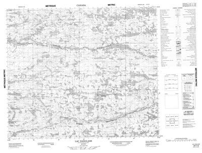 Lac Danglade, QC (033I12 CanMatrix)