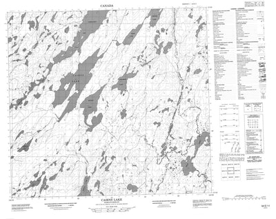 Cairns Lake, SK (064E11 CanMatrix)