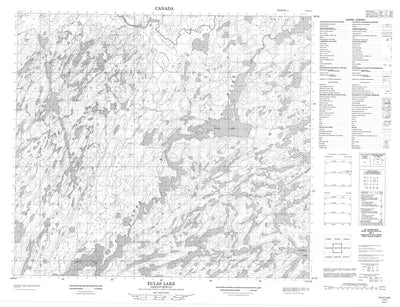 Eulas Lake, SK (073P13 CanMatrix)