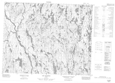 Lac Allenou, QC (022M03 CanMatrix)