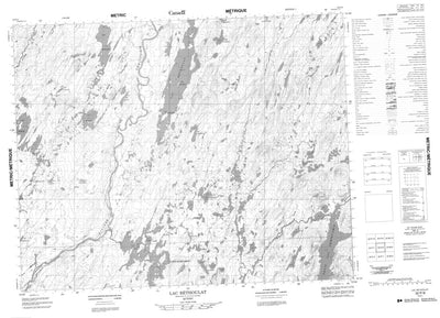 Lac Béthoulat, QC (032P08 CanMatrix)